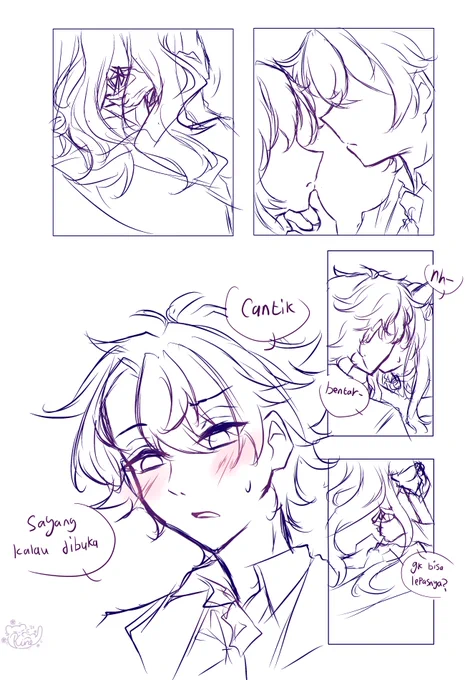 🐈‍⬛️ "nh- wait- can't open it?" 
❤️ "pretty, would be a waste if I open it."