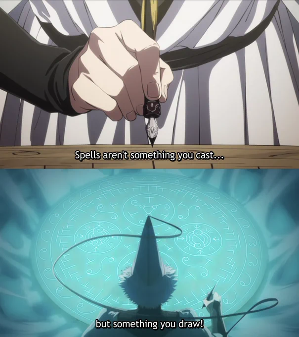 From the anime, Witch Hat Atelier.