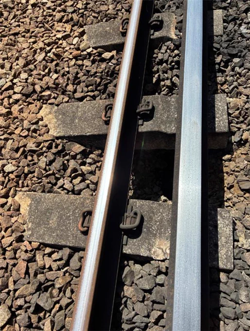 An image of a sinkhole which has appeared on a bridge in the Purley area.