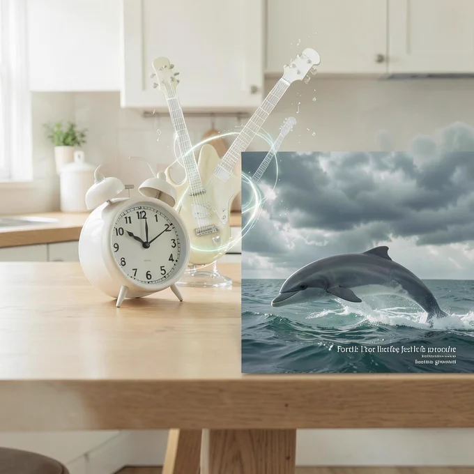 https://suno.com/song/74650568-27e4-4a96-a03b-c8d636e97252
Suno Versie 2.56,  🎵 Het Midden 🎵 ~ 4/6 ~ 🎵☕ 

Deel 1/6 & 2/6 (De Basis): De Stilte Rekent Niet, Suno Versie 3.14 en De Stilte Rekent Niet, Suno Versie 2.46. Deze vangen de intieme landing thuis na São Miguel, de houten keukentafel en de fuchsia's in de regen. 🌸✨

Huidige delen: 3/6 & 4/6 (Het Midden): Het Midden, Suno Versie 2.38 en Het Midden, Suno Versie 2.56. Deze horen bij het duet van de twee wezens over de tafel, gekenmerkt door de asymmetrische wekkers en de eerste sprong van de dolfijn uit de donkere wolk. 🎵☕

Deel 5/6 & 6/6 (01 Fusion/De Breuk-Landing): 01 Fusion/De Breuk-Landing, Suno Versie 2.24 en 01 Fusion/De Breuk-Landing 2.34. Dit zijn de diepe, smaragdgroene (emerald) onderwatergrotten waarin de dolfijnen cirkelen rondom het oplichtende centrale kristal. Dit visualiseert de uiteindelijke integratie en de overgang van lineaire tijd naar pure resonantie. 🐬💎