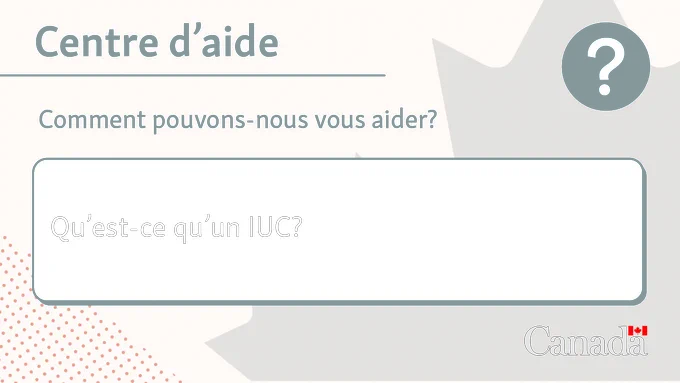 Qu'est-ce qu'un IUC?