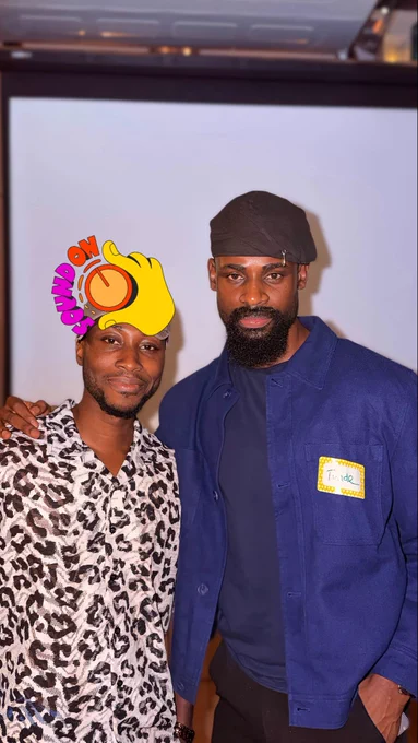 Hakeem with Tunde Onakoya