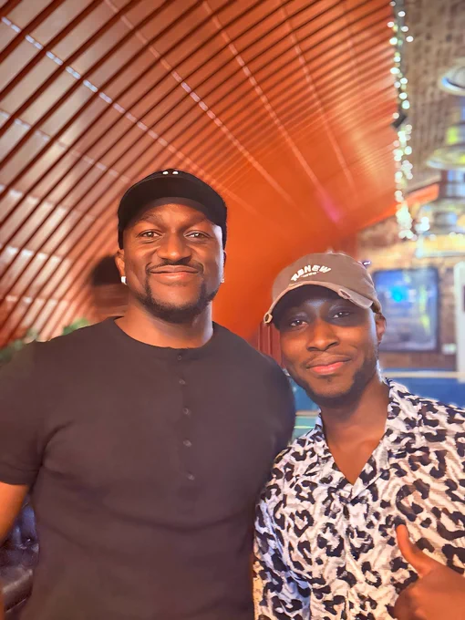 Hakeem in a portrait picture with Ugo Nwokoro