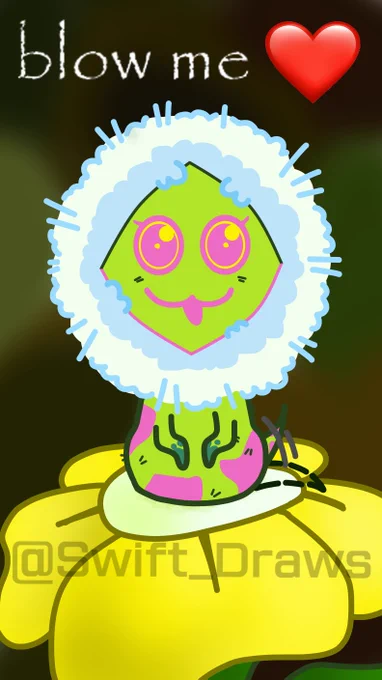 Like and share(repost) this art to blow this Floradinn