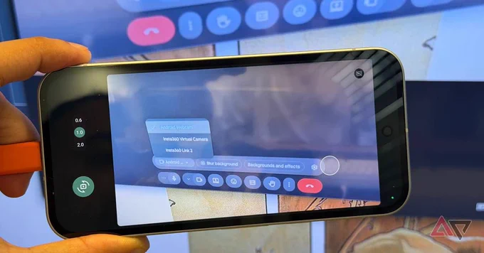 I replaced my $100 webcam with my Android's built-in option, and my video calls look twice as crisp