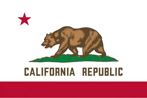 State flag of California, US.