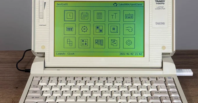 GentleOS/16 is a vintage hobby OS that runs off a 48-year-old CPU and 192KB of RAM