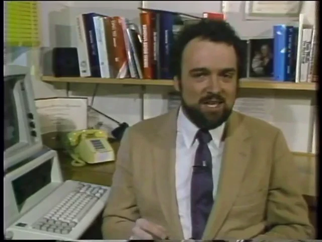 Approximate Frame #1042 from The Computer Chronicles - Artificial Intelligence 1984- S3m0V ZF Q