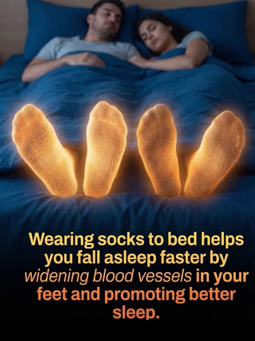 Warming your feet triggers a biological shortcut to deeper, more restorative sleep.

Slipping on a pair of socks before climbing under the covers might be the simplest biohack for a better night's rest. When your feet are warm, your blood vessels undergo a process known as vasodilation. This expansion allows heat to redistribute from your core to your extremities, effectively lowering your internal body temperature. This physiological shift serves as a critical biological signal to the brain that the body is ready to transition into a sleep state, making it easier to drift off without tossing and turning.

The benefits go beyond just falling asleep quickly; they also impact the duration and depth of your rest. Researchers at Seoul National University discovered that participants who wore socks to bed not only fell asleep significantly faster but also enjoyed longer sleep cycles with fewer interruptions throughout the night. For those who frequently struggle with cold feet or insomnia.