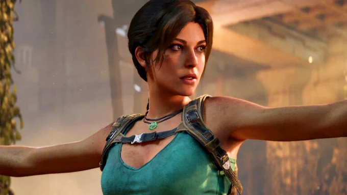 Lara Croft in Tomb Raider: Legacy of Atlantis.