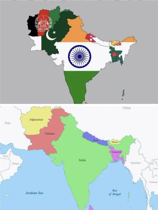 South Asia Map