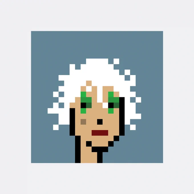 Grid of 0x3e98…85d1's 1 CryptoPunks, with 1 newly acquired punk enlarged.