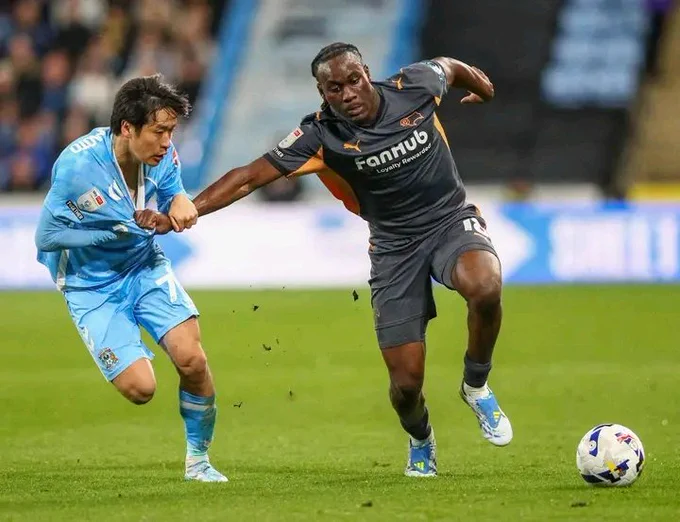 David Ozoh in show of strength for Derby County.