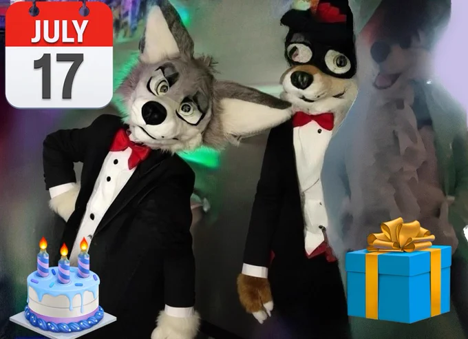 Furries in tuxedos at prom