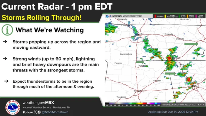 Showers and Thunderstorms
