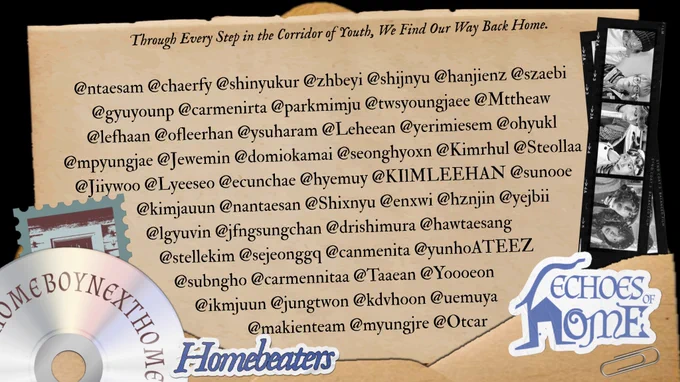 GDM 1:
@ntaesam
@chaerfy
@shinyukur
@zhbeyi
@shijnyu
@hanjienz
@szaebi
@gyuyounp
@carmenirta
@parkmimju
@twsyoungjaee 
@Mttheaw
@lefhaan
@ofleerhan
@ysuharam
@Leheean
@yerimiesem
@ohyukl
@mpyungjae
@Jewemin
@domiokamai
@seonghyoxn
@Kimrhul
@Steollaa
@Jiiywoo
@Lyeeseo
@ecunchae
@hyemuy
@KIlMLEEHAN
@sunooe
@kimjauun
@nantaesan
@Shixnyu
@enxwi
@hznjin
@yejbii
@lgyuvin
@jfngsungchan
@drishimura
@hawtaesang
@stellekim
@sejeonggq
@canmenita
@yunhoATEEZ
@subngho
@carmennitaa
@Taaean
@Yoooeon
@ikmjuun
@jungtwon
@kdvhoon
@uemuya
@makienteam
@myungjre
@Otcar

Thank you so much!