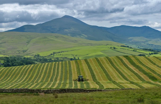 A farmer's work is never done - Uldale Common today.