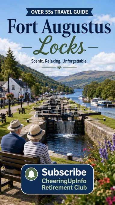 Fort Augustus Locks Over 55s Travel Guide Subscribe CheeringUpInfo Retirement Club

You haven't seen the "real" Loch Ness if you are still looking for a monster.

Most tourists queue for hours just to get a blurry photo of the water. The savvy over 55s do this instead. They park the car, grab a scone, and watch a 200-ton yacht get lifted 40 feet in the air by nothing but gravity and water.

The CheeringUp.info Retirement Club calls this the "Slow Travel Win."

📍 Location: Fort Augustus Locks, Scotland.

Unlike the chaotic streets of Inverness, this village (pop. just 650) runs on "Canal Time" .

Here is the genius of the Caledonian Canal (built in 1822):

➡️ Click the link to read the full "Fort Augustus Locks" review. 
https://cheeringup.info/retirement-club/fort-augustus-locks-review/

🔗 Join the CheeringUp.info Retirement Club for free itinerary guides.

#FortAugustusLocks #CheeringUpRetirement #LochNessCruise #RetirementClub #RetirementMagazine