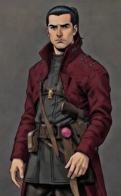 Warhammer 40k Inquisitor Gideon Ravenor as per Dan Abnett's description
