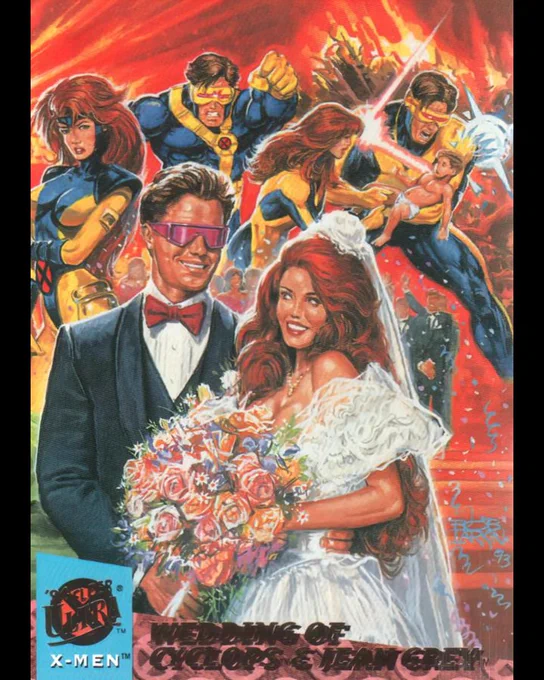 1994 Fleer Ultra X-Men #126 — The Wedding of Cyclops & Jean Grey