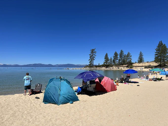 Lake Tahoe water rescue ends in person's death
