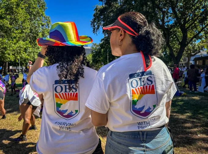 Cal OES participates in the Pride March