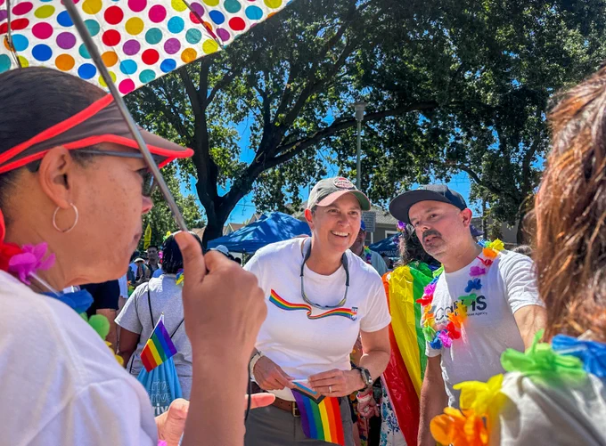 Cal OES participates in the Pride March