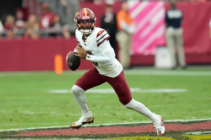 Washington Commanders QB Jayden Daniels