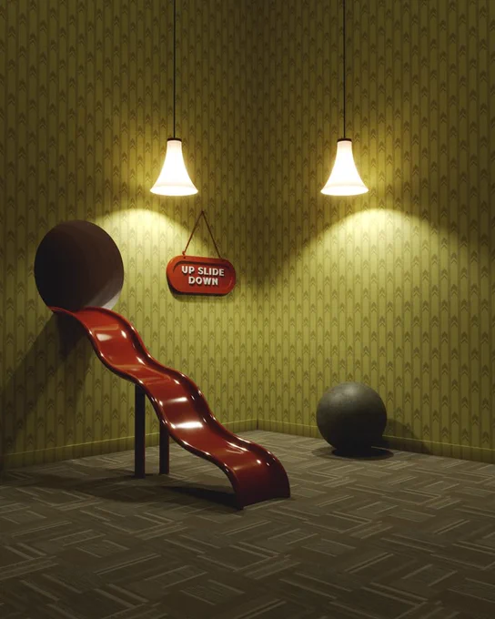 "The Slide to Nowhere."