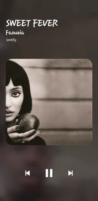 I'm so in love with Sweet Fever by faouzia