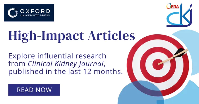 High-impact articles from Clinical Kidney Journal, last 12 months. Read now. European Renal Association. OUP