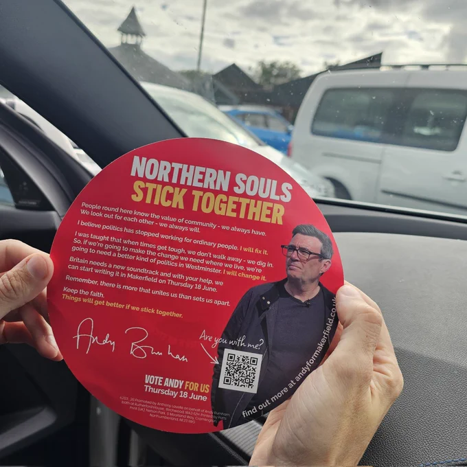 Andy Burnham leaflet