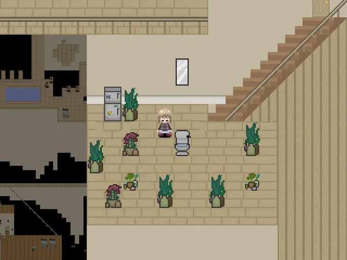 fangame: Yume 2kki (2007) location: irregular apartments