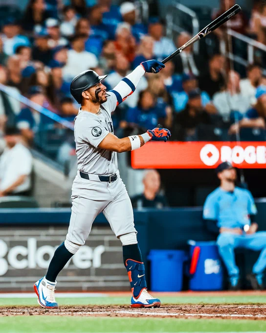 José Caballero watches his 3-run homer. 