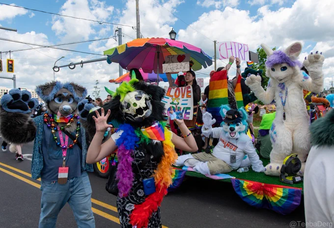 Furries and humans