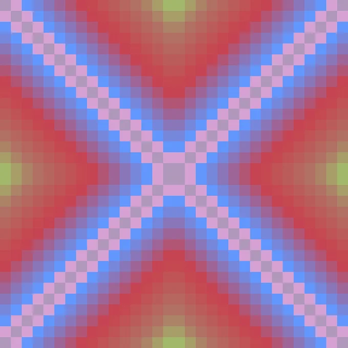 A randomly generated pattern