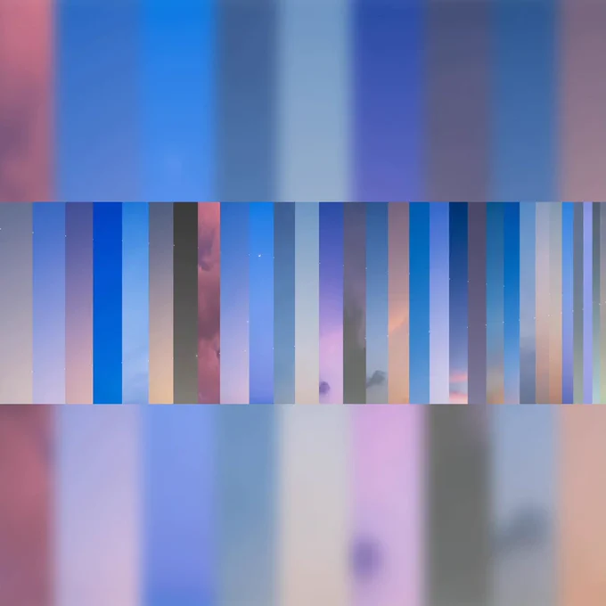 "The image is a composite collage of 30 days of Venus-Jupiter, coming closer to each other till their conjunction on 9th June. Starting from 11th May, each slice of the collage was captured every day, till 9th June. On most of the days, the images were captured during civil twilight in order to showcase the varying colours of the twilight sky along with the planets.

​However, on some occasions, due to the presence of clouds, images were captured during nautical and astronomical twilight. During capturing the images, the camera was kept level to the horizon, and the planets were placed right at the middle of the frame (as much as possible). The images were captured with the same camera, the same lens, at the same focal length.

The processing involves cropping all the images and placing the planets equidistant from the centre to show their movement with respect to one another.

Nikon Z6II, Sigma 50mm f/1.4, Benro Rhino Tripod Exif: Varied Shutter Speed (1/30s - 5s), f/5.6, ISO 400)