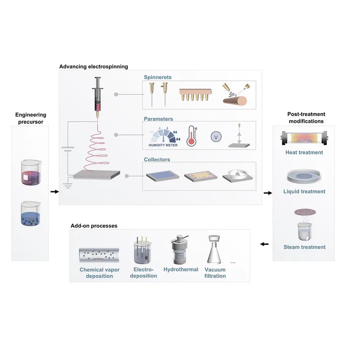 Electrospinning for lithium–sulfur batteries: processes and applications
